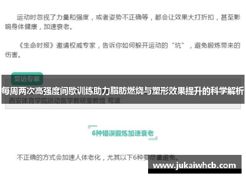 每周两次高强度间歇训练助力脂肪燃烧与塑形效果提升的科学解析